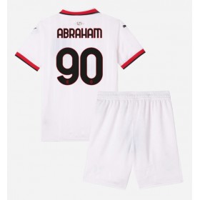 AC Milan Tammy Abraham #90 Borte skjorte til barn 2024-25 Kortermet (+ korte bukser)